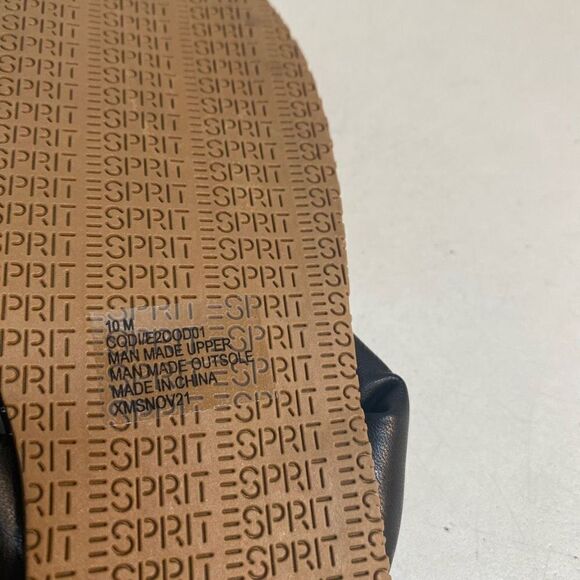 ESPRIT Women’s Thong Sandals Size 10 Black New With Tags No Box - Picture 5 of 7